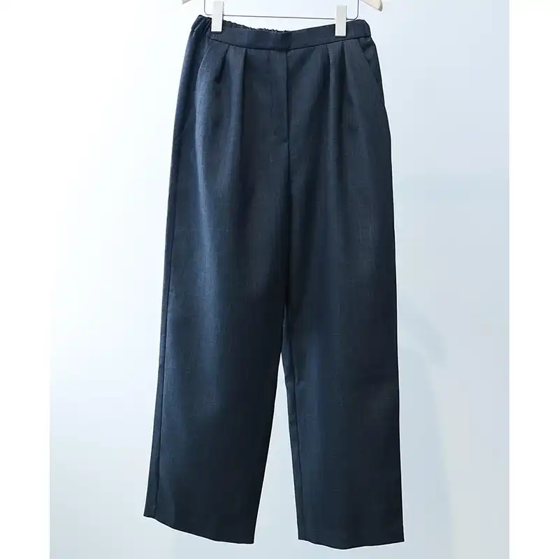 MidoUmi  ワイドスラックスパンツ  /DNV78 【日本製】